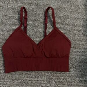 Red/rust lululemon sports bra!